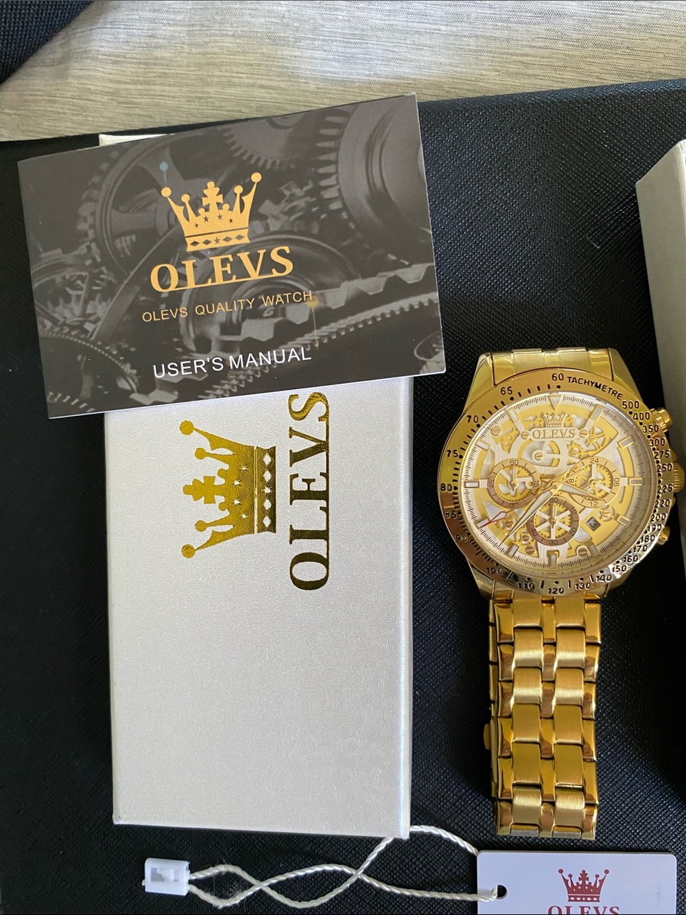 Olevs men’s Gold Watch G9913H